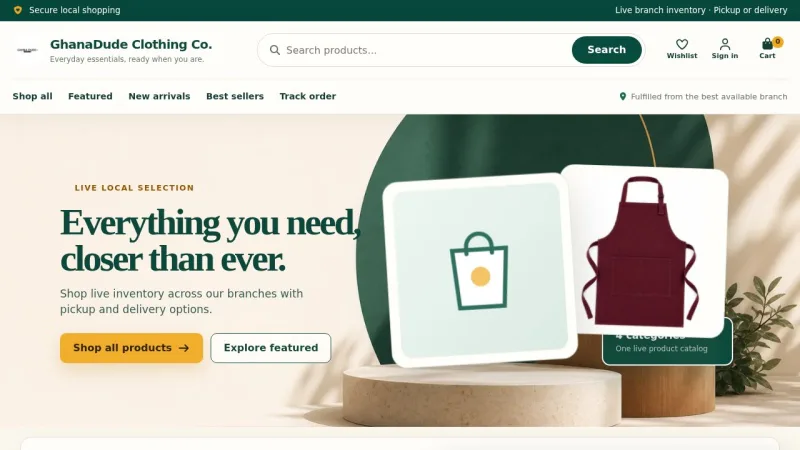 GhanaDude website screenshot